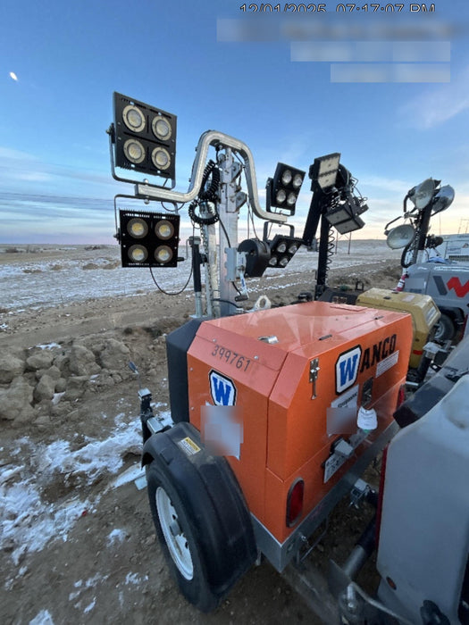 2024 Wanco WLTT-4MM4K Diesel, Deep Sea Controller, Shore Power Plug, Auto Start, (4) 350W LED Floodlights, 4kW Generator, 60 Gal Fuel Tank, 2" Ball, T3