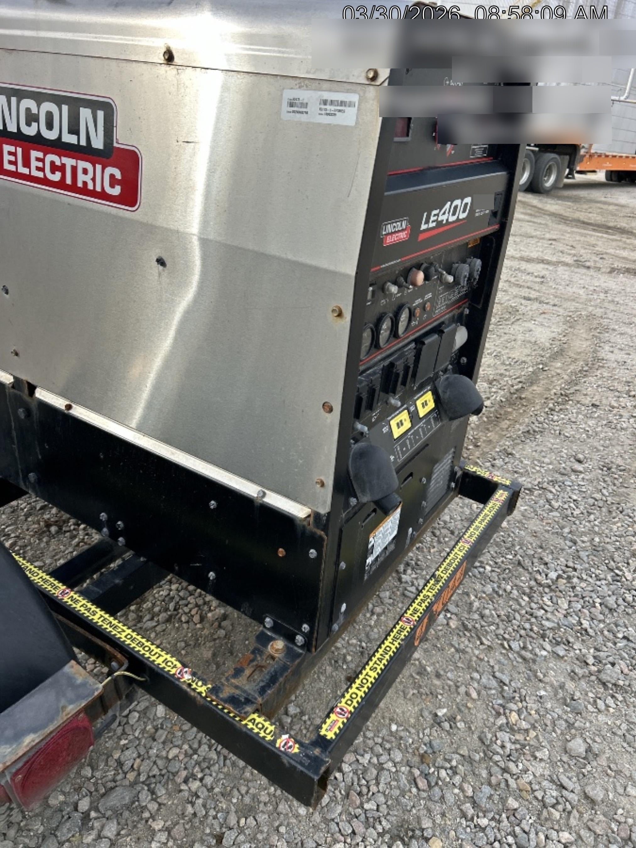 2024 Lincoln Electric LE400 Kubota V1505, Trlr, Cable Rack, Light Kit, ES Decals, T3