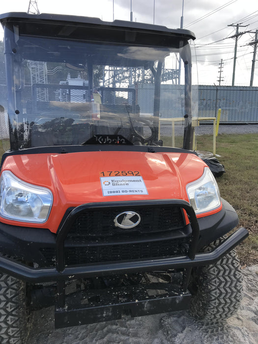 2021 Kubota RTV-X1140W-H Plastic Canopy, Windshield Acrylic Clear, LED Strobe Light, Wire Harness Kit, Back up Alarm