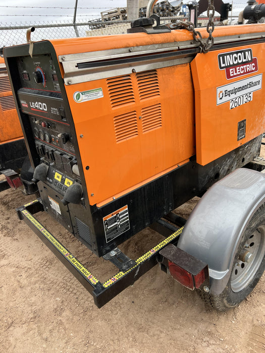 2022 Lincoln Electric LE400 Kubota V1505, Trlr, Cable Rack, Light Kit, ES Decals, T3