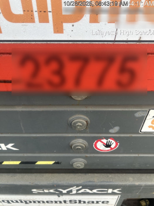 2019 Skyjack SJIII-3226 Skyjack SJIII3226 Standard w/Trojan Batteries