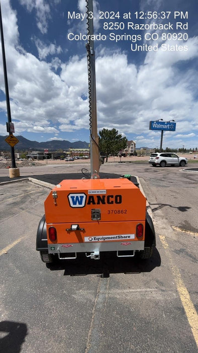 2023 Wanco WLTT-4MM4K Diesel, Deep Sea Controller, Shore Power Plug, Auto Start, (4) 350W LED Floodlights, 4kW Generator, 60 Gal Fuel Tank, 2" Ball, T3