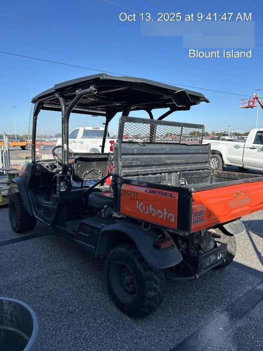2022 Kubota RTV-X1140W-H Plastic Canopy, Windshield Acrylic Clear, LED Strobe Light, Wire Harness Kit, Back up Alarm
