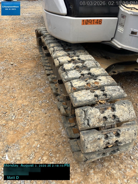 2020 Link-Belt 80X3EX 7'2" ARM, 17.7" rubber tracks, Multi function aux hydraulics