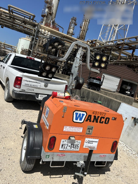 2024 Wanco WLTT-4MM4K Diesel, Deep Sea Controller, Shore Power Plug, Auto Start, (4) 350W LED Floodlights, 4kW Generator, 60 Gal Fuel Tank, 2" Ball, T3