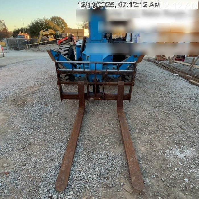 2018 Genie GTH-1056 Genie GTH-1056 w/Open ROPS, Solid Tires, Work Light/Beacon, 60" Carriage and Forks