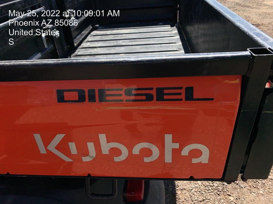 2021 Kubota RTV-X1140W-H Plastic Canopy, Windshield Acrylic Clear, LED Strobe Light, Wire Harness Kit, Back up Alarm