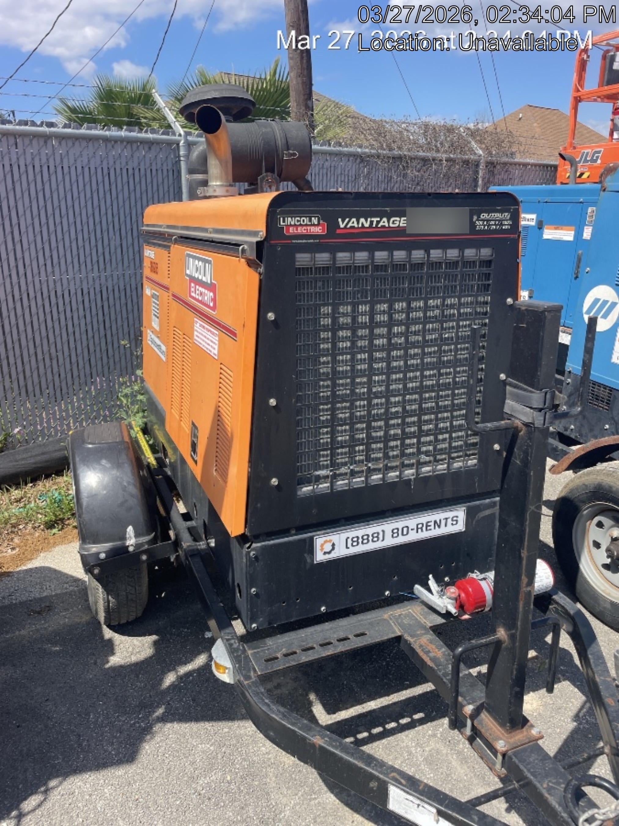 2021 Lincoln Electric Vantage 549X VANTAGE 549X READY-PAK 3 (EQUIPMENTSHARE)