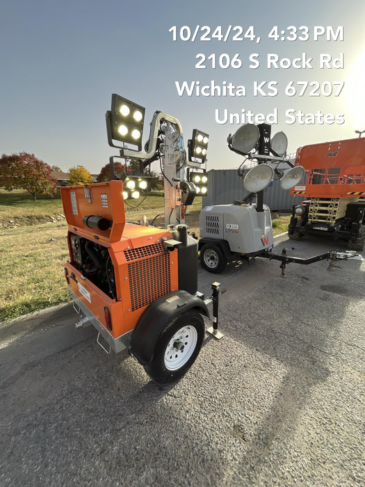 2024 Wanco WLTT-4MM4K Diesel, Deep Sea Controller, Shore Power Plug, Auto Start, (4) 350W LED Floodlights, 4kW Generator, 60 Gal Fuel Tank, 2" Ball, T3