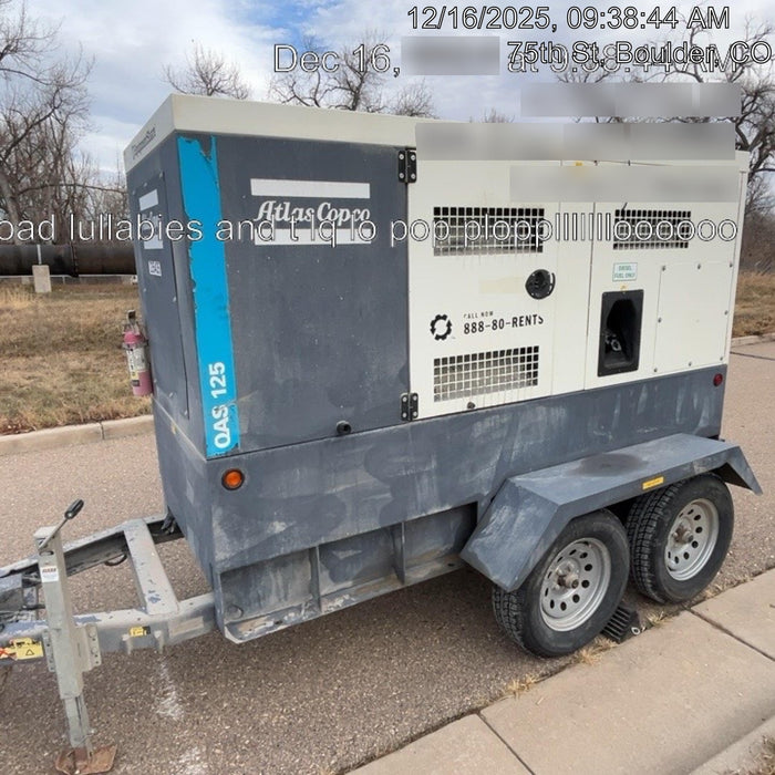 2022 ATLAS COPCO QAS 125