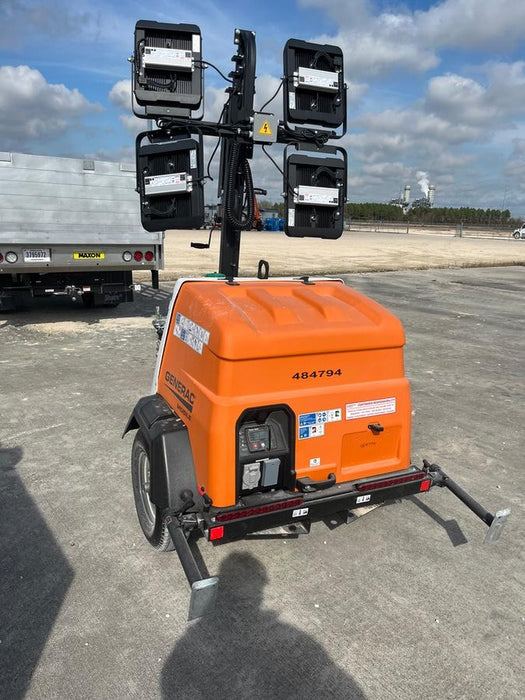 2025 Generac MLT6SMDS Diesel, Mitsubishi / Final Tier 4 Engine, 10.5 HP @ 1800 RPM, (4) 320W G4 LED's, Brushless Excitation, Capacitor Regulated, Vertical Mast, Manual Winch, 5kW Export Power, Power Zone Auto Light Controller