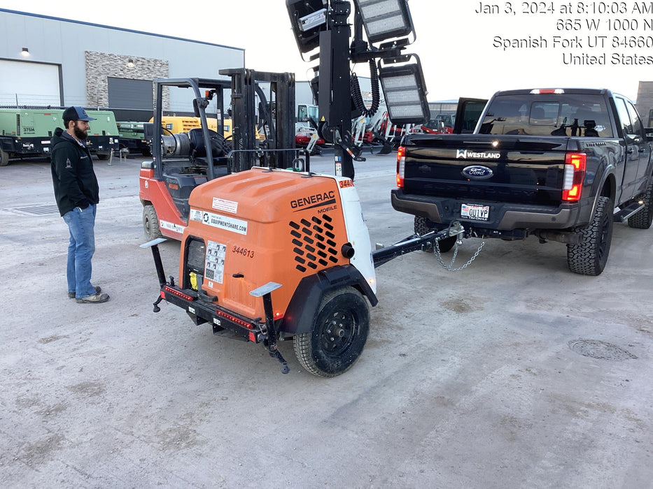2023 Generac MLT2 Diesel, Flex Switch 120V Input, Powerzone Controller, (4) 320W LED Lights, 4kW Generator, 39.9 Gal Fuel Tank, 2" Ball, T3