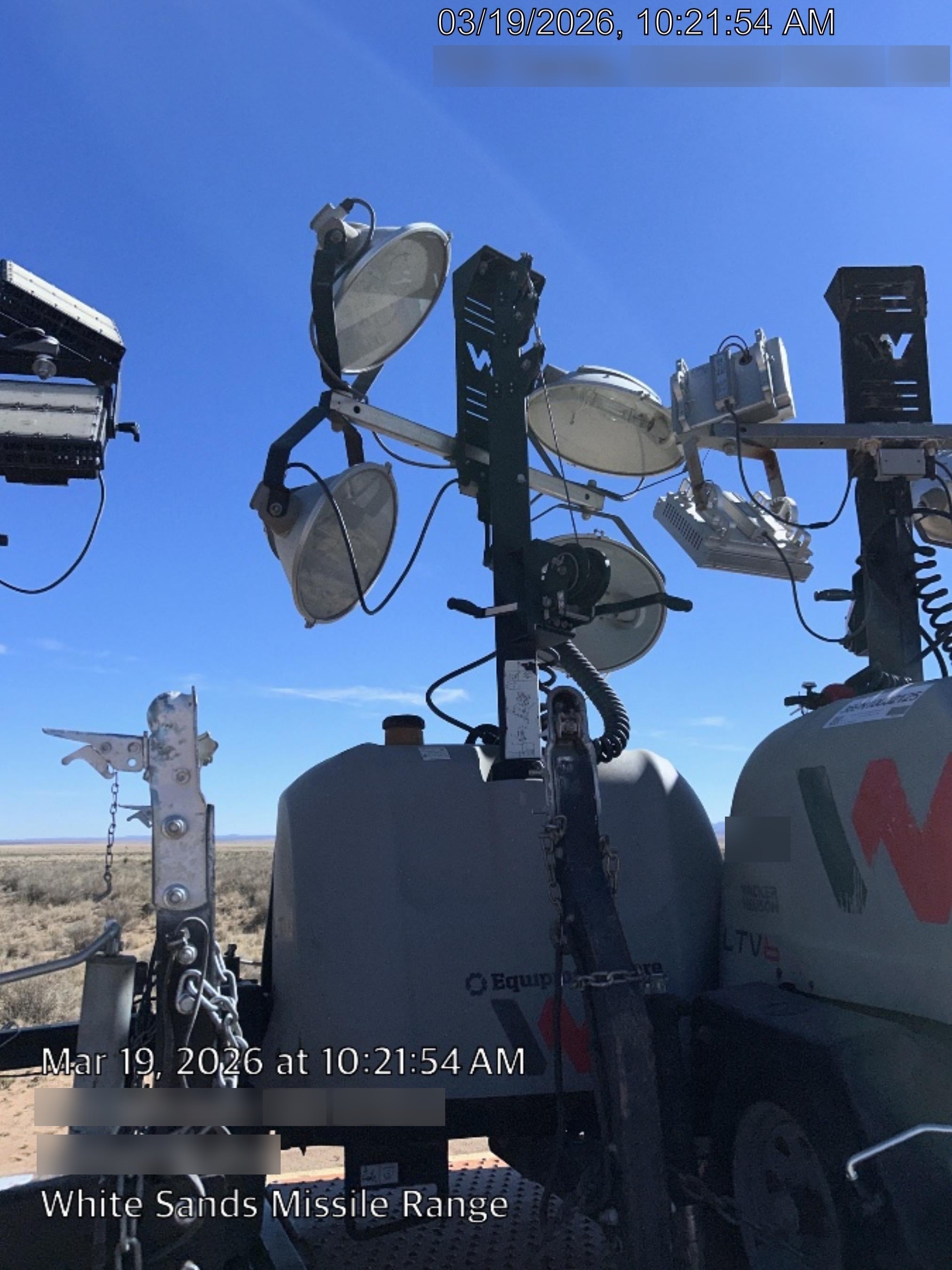 2019 Wacker Neuson LTV6K-MH Power mast, 1100W MH