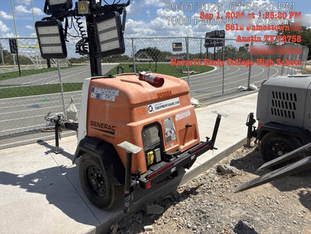 2024 Generac MLT2 Diesel, Flex Switch 120V Input, Powerzone Controller, 
(4) 320W LED Lights, 4kW Generator, 39.9 Gal Fuel Tank, 2" Ball, T3