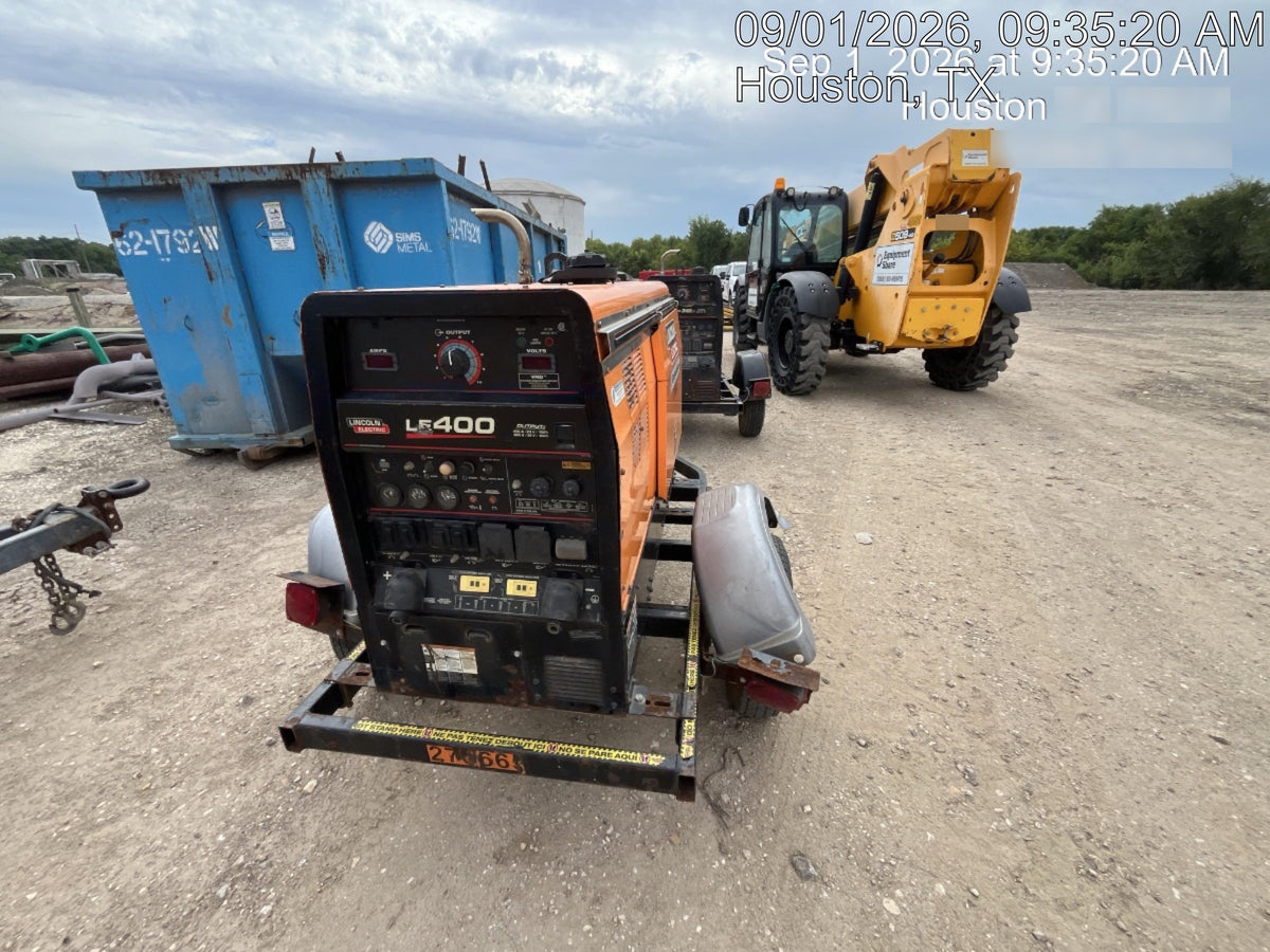 2022 Lincoln Electric LE400 Kubota V1505, Trlr, Cable Rack, Light Kit, ES Decals, T3