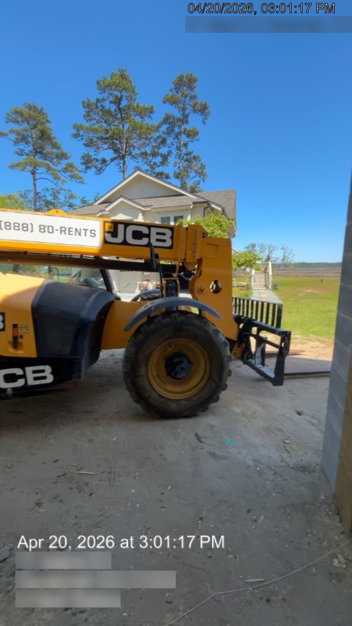 2019 JCB 506-36 Canopy, 74 HP, FF Tires, STD Worklight, Beacon, Aux Hydraulics, Lifting Eye, Back up Alarm, 48" Carriage, 48" Forks