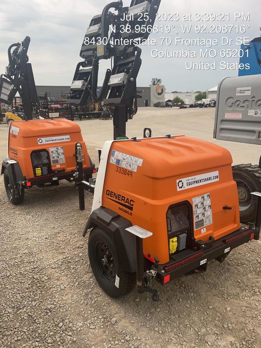 2023 Generac MLT2 Diesel, Flex Switch 120V Input, Powerzone Controller, (4) 320W LED Lights, 4kW Generator, 39.9 Gal Fuel Tank, 2" Ball, T3