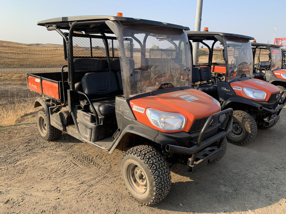2021 Kubota RTV-X1140W-H Plastic Canopy, Windshield Acrylic Clear, LED Strobe Light, Wire Harness Kit, Back up Alarm