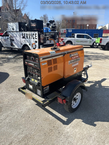 2022 Lincoln Electric LE400 Kubota V1505, Trlr, Cable Rack, Light Kit, ES Decals, T3