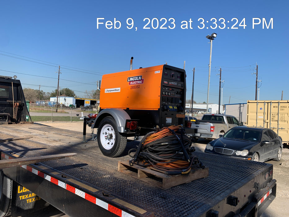 2022 Lincoln Electric LE400 Kubota V1505, Trlr, Cable Rack, Light Kit, ES Decals, T3