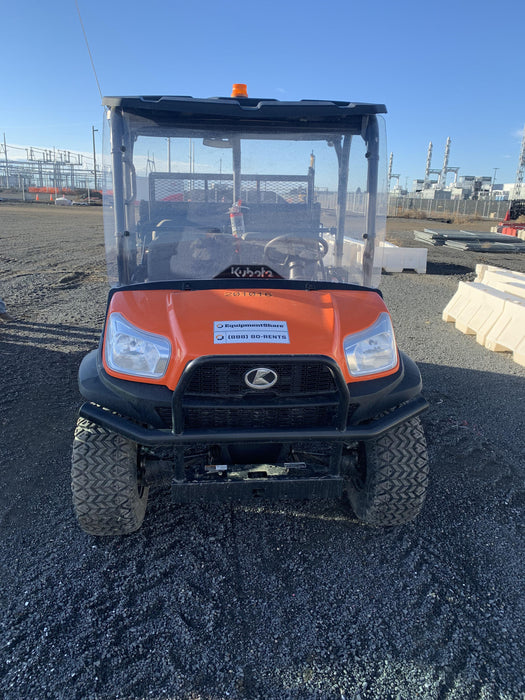 2022 Kubota RTV-X1140W-H Plastic Canopy, Windshield Acrylic Clear, LED Strobe Light, Wire Harness Kit, Back up Alarm