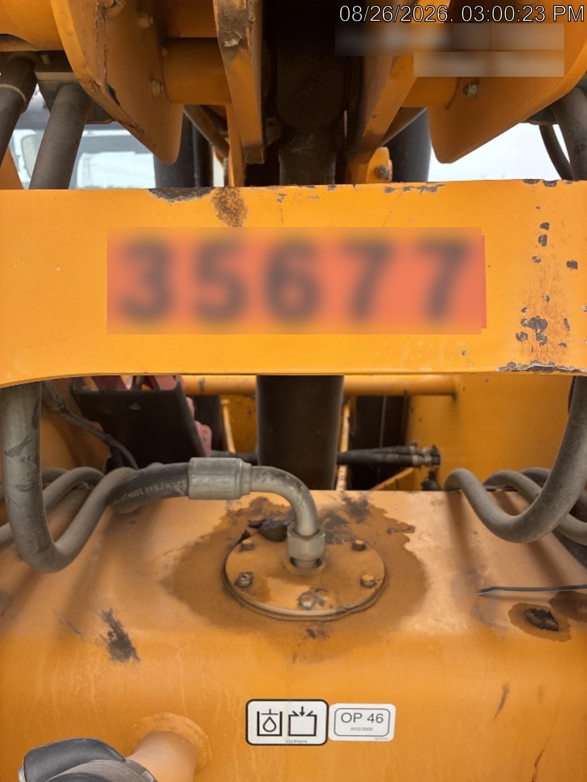 2019 JCB 510-56 Open ROPS, 74 HP, Solid Tires, Worklights, Beacon, Aux Hydraulics, Lifting Eye 66" Carriage/60" Forks