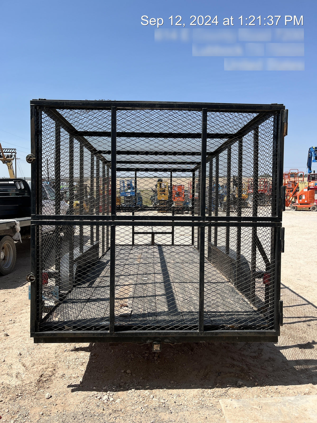 2019 CENTEX Trash Trailer