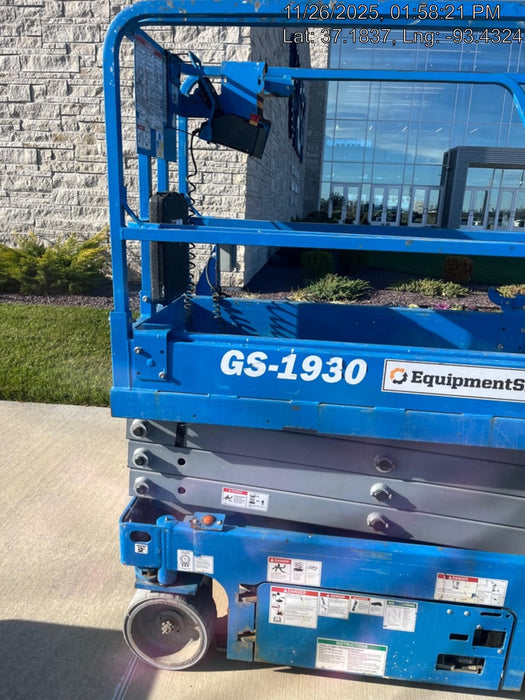 2019 Genie GS-1930 Fixed Rails with Chain Entry