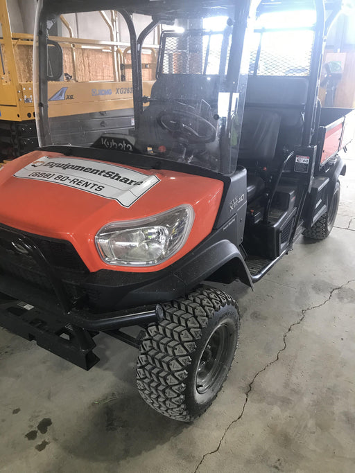 2022 Kubota RTV-X1140W-H Plastic Canopy, Windshield Acrylic Clear, LED Strobe Light, Wire Harness Kit, Back up Alarm