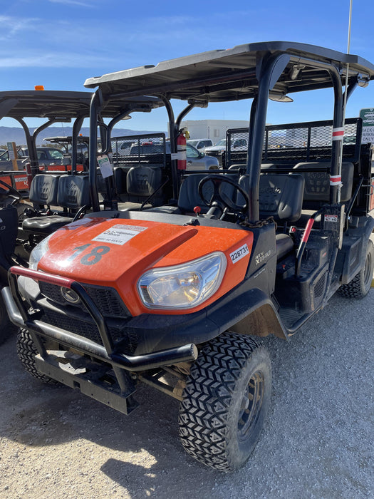 2022 Kubota RTV-X1140W-H Plastic Canopy, Windshield Acrylic Clear, LED Strobe Light, Wire Harness Kit, Back up Alarm