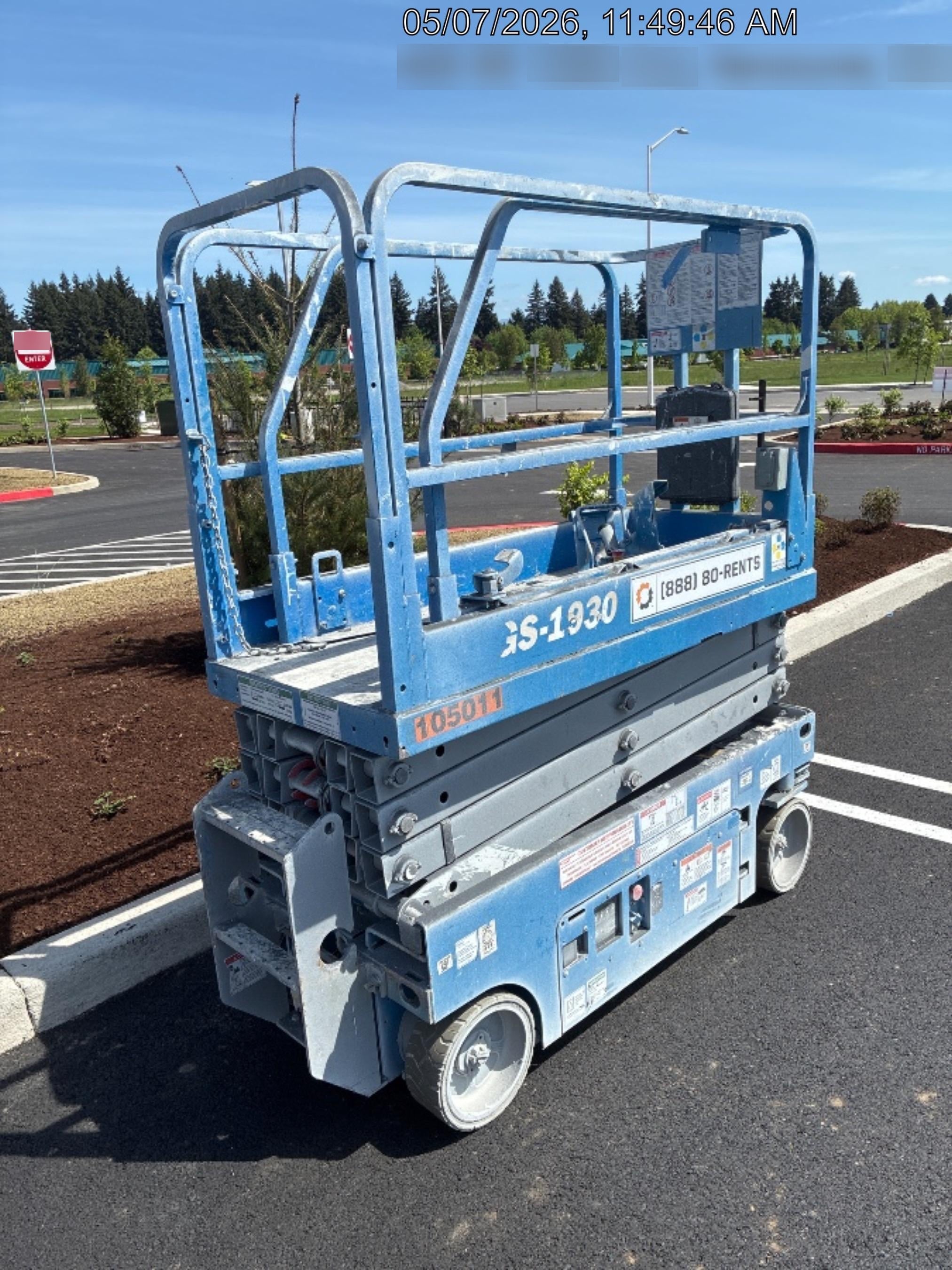 2020 Genie GS-1930 Standard Machine, 800W Inverter