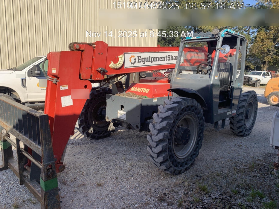 2018 Manitou MTA8044 MTA 8044 - 74 HP T4, Canopy, Worklights/Strobe, Beacon, 66" Carriage, 48" Forks, Solid Tires, Lift Hook, Aux Hydraulics