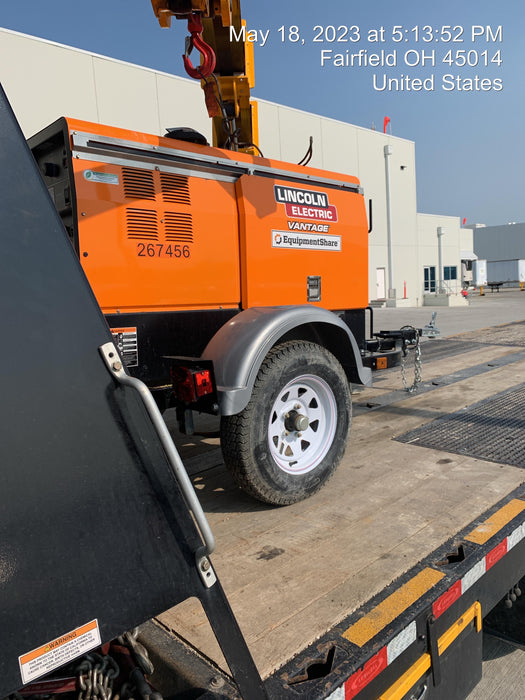 2022 Lincoln Electric LE400 Kubota V1505, Trlr, Cable Rack, Light Kit, ES Decals, T3