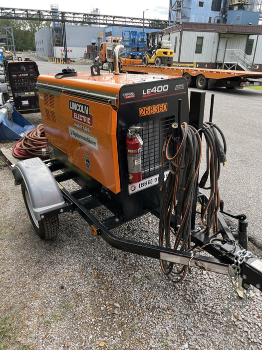 2022 Lincoln Electric LE400 Kubota V1505, Trlr, Cable Rack, Light Kit, ES Decals, T3