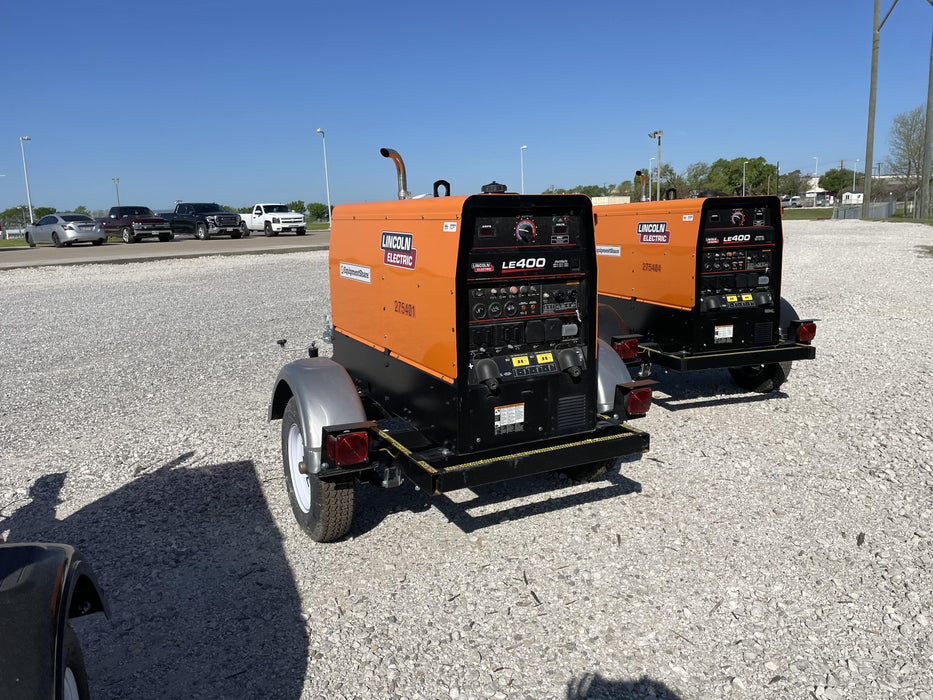 2022 Lincoln Electric LE400 Kubota V1505, Trlr, Cable Rack, Light Kit, ES Decals, T3