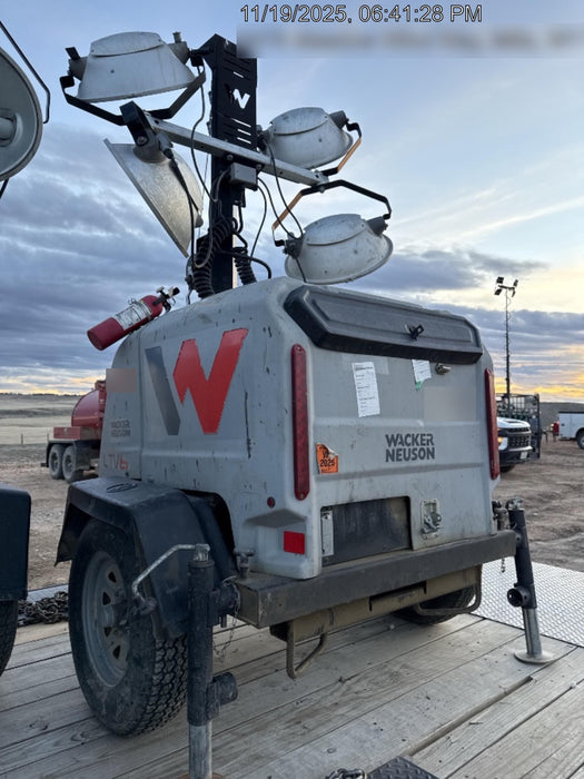 2019 Wacker Neuson LTV6L-MH Wacker Neuson LTV6L Mobile Light Tower w/Fuel Level Sensor Installed
