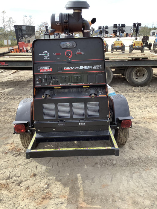 2021 Lincoln Electric Vantage 549X Ready Pak 3, ORANGE (includes trailer, cable rack, fender light kit)