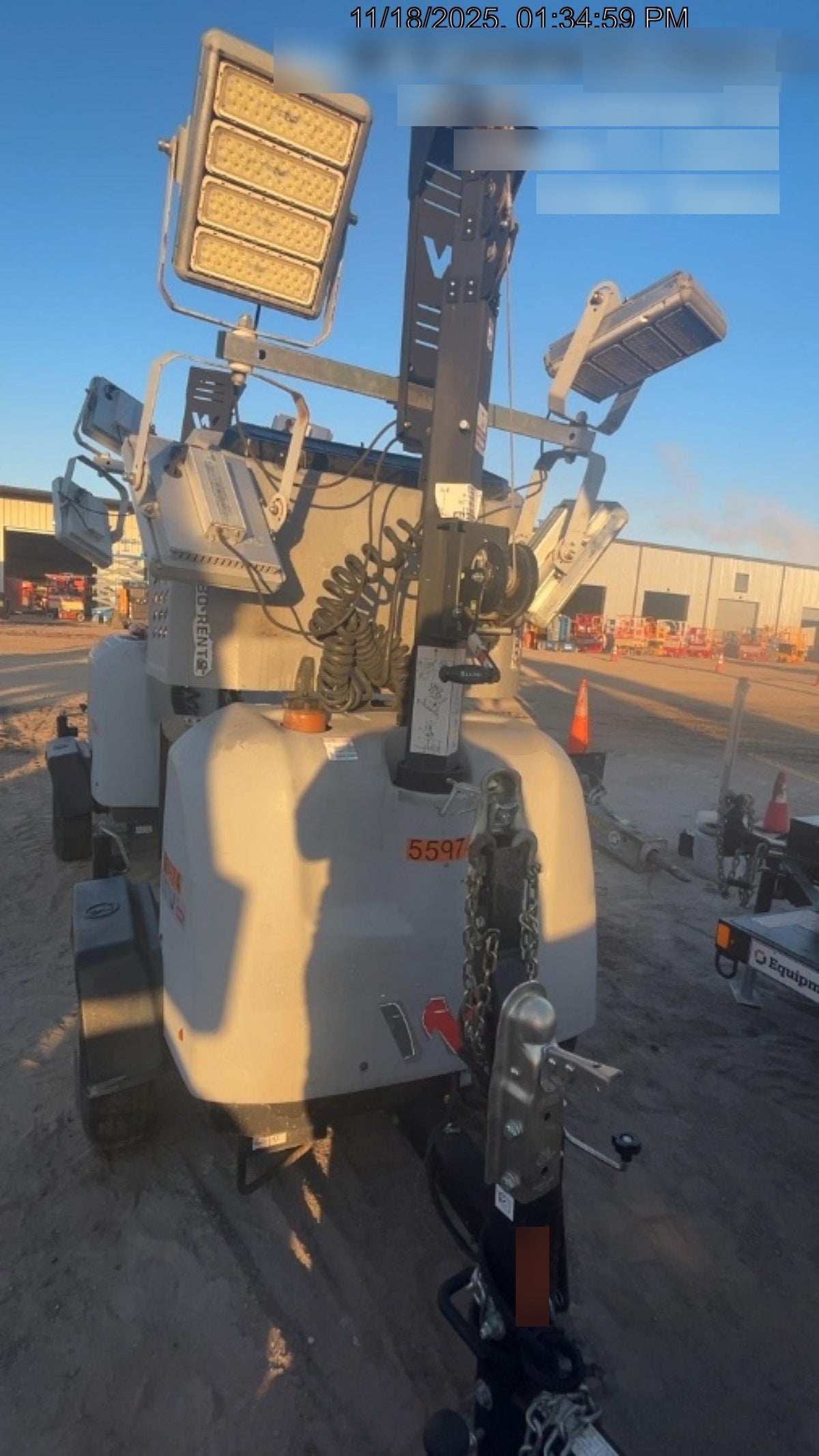 2019 Wacker Neuson LTV6K-LED Standard LED Towable Light Tower w/None
