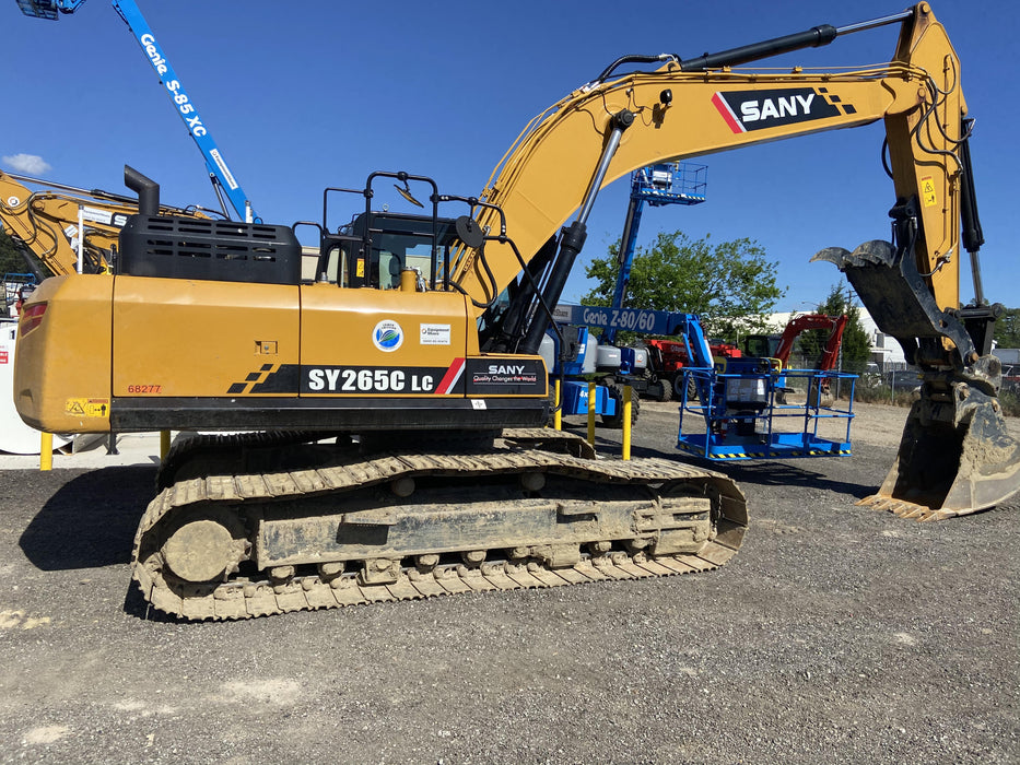 2020 Sany SY265C LC Cab, Hydraulic QC, Buckets: 36, 48" , Hydraulic Hammer 5,000lb impact class