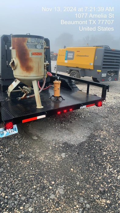 2024 TEXAS PRIDE TRAILERS 18'-20' Lowboy Sand Blasting Unit