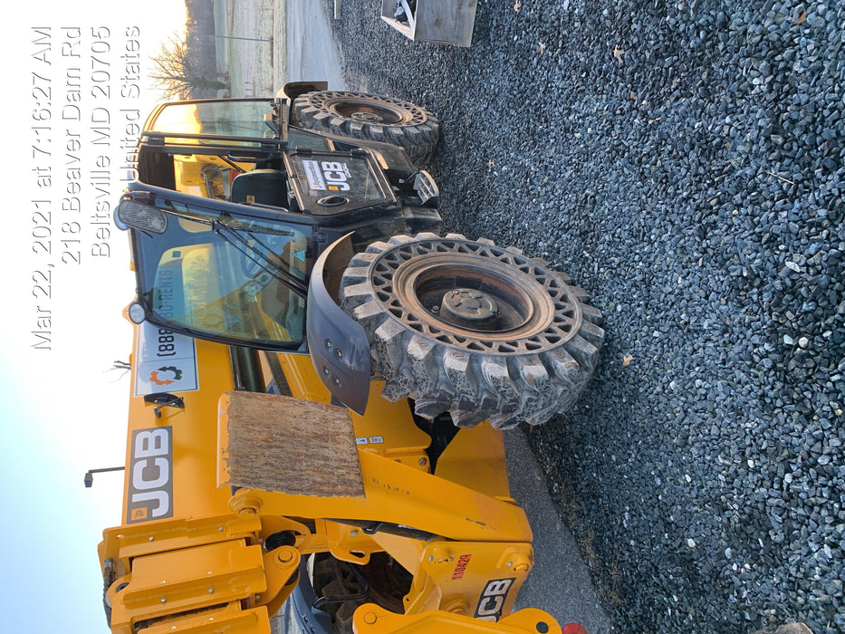 2020 JCB 510-56 Cab/Heat/Air, Solid Tires, Work Lights, Beacon, Aux Hydraulics, Back up Alarm, Lifting Eye, ES Decals