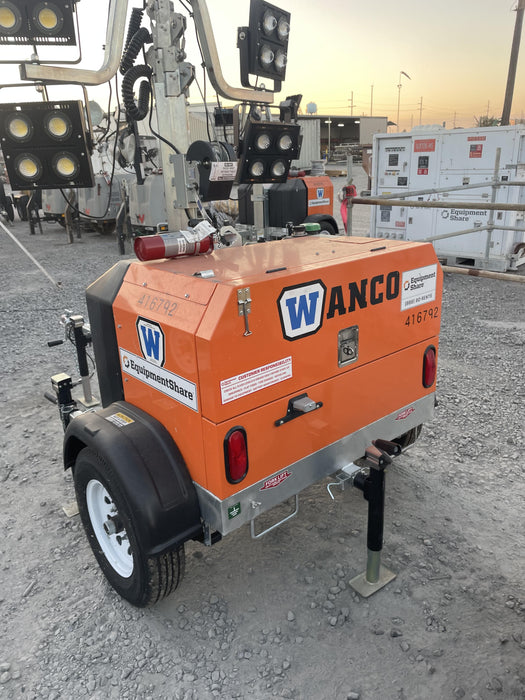 2024 Wanco WLTT-4MM4K Diesel, Deep Sea Controller, Shore Power Plug, Auto Start, (4) 350W LED Floodlights, 4kW Generator, 60 Gal Fuel Tank, 2" Ball, T3