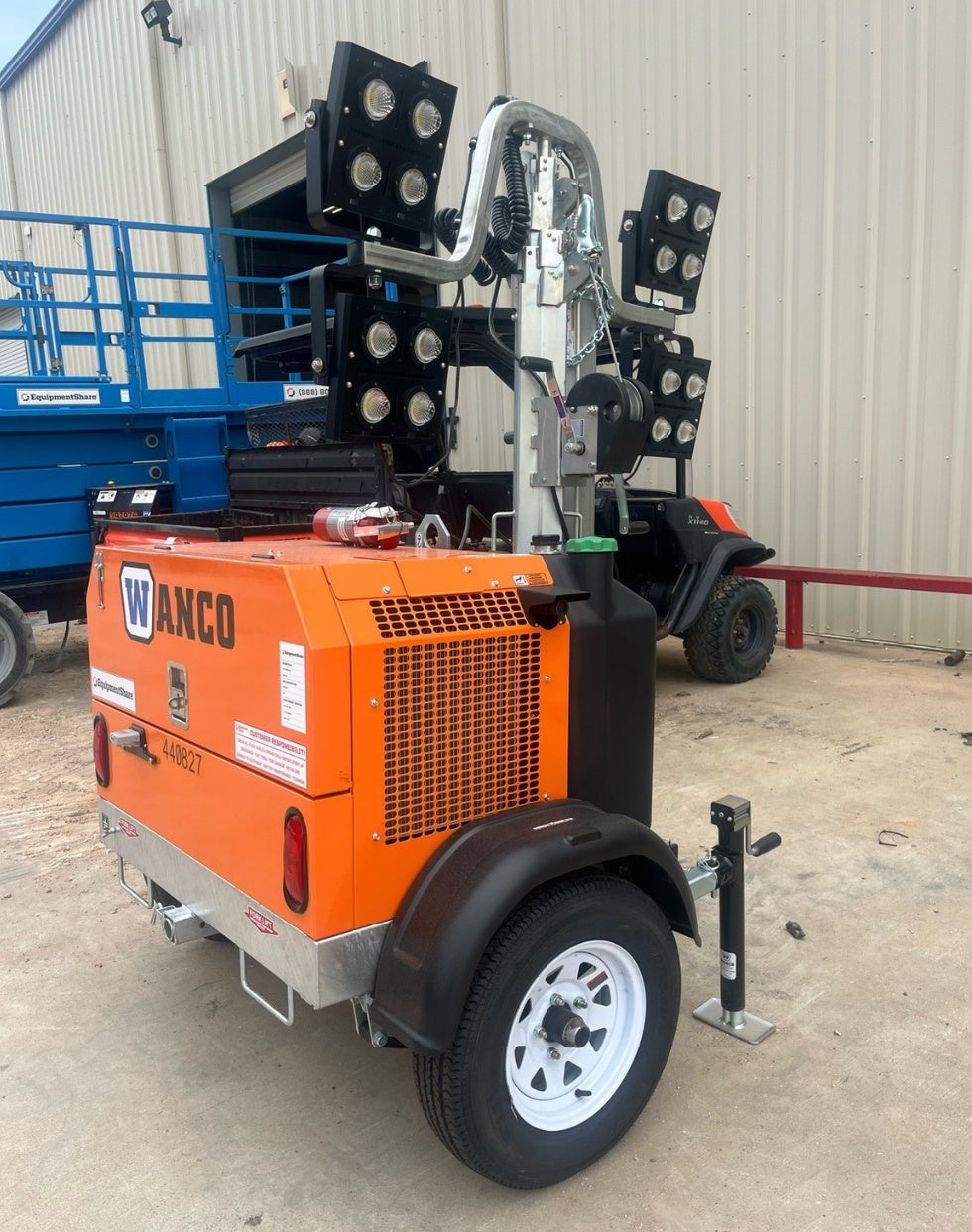 2024 Wanco WLTT-4MM4K Diesel, Deep Sea Controller, Shore Power Plug, Auto Start, (4) 350W LED Floodlights, 4kW Generator, 60 Gal Fuel Tank, 2" Ball, T3