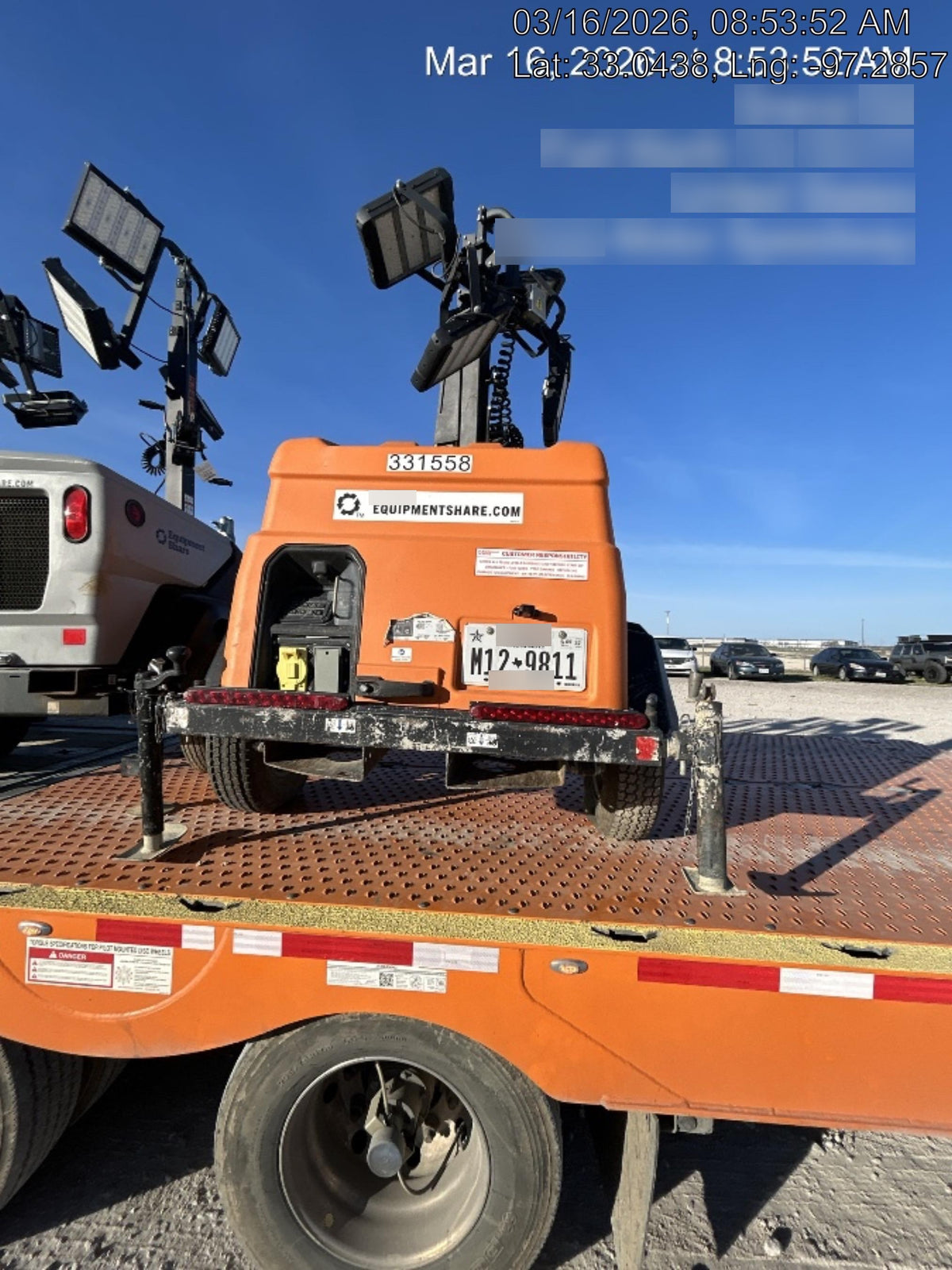2023 Generac MLT2 Diesel, Flex Switch 120V Input, Powerzone Controller, (4) 320W LED Lights, 4kW Generator, 39.9 Gal Fuel Tank, 2" Ball, T3