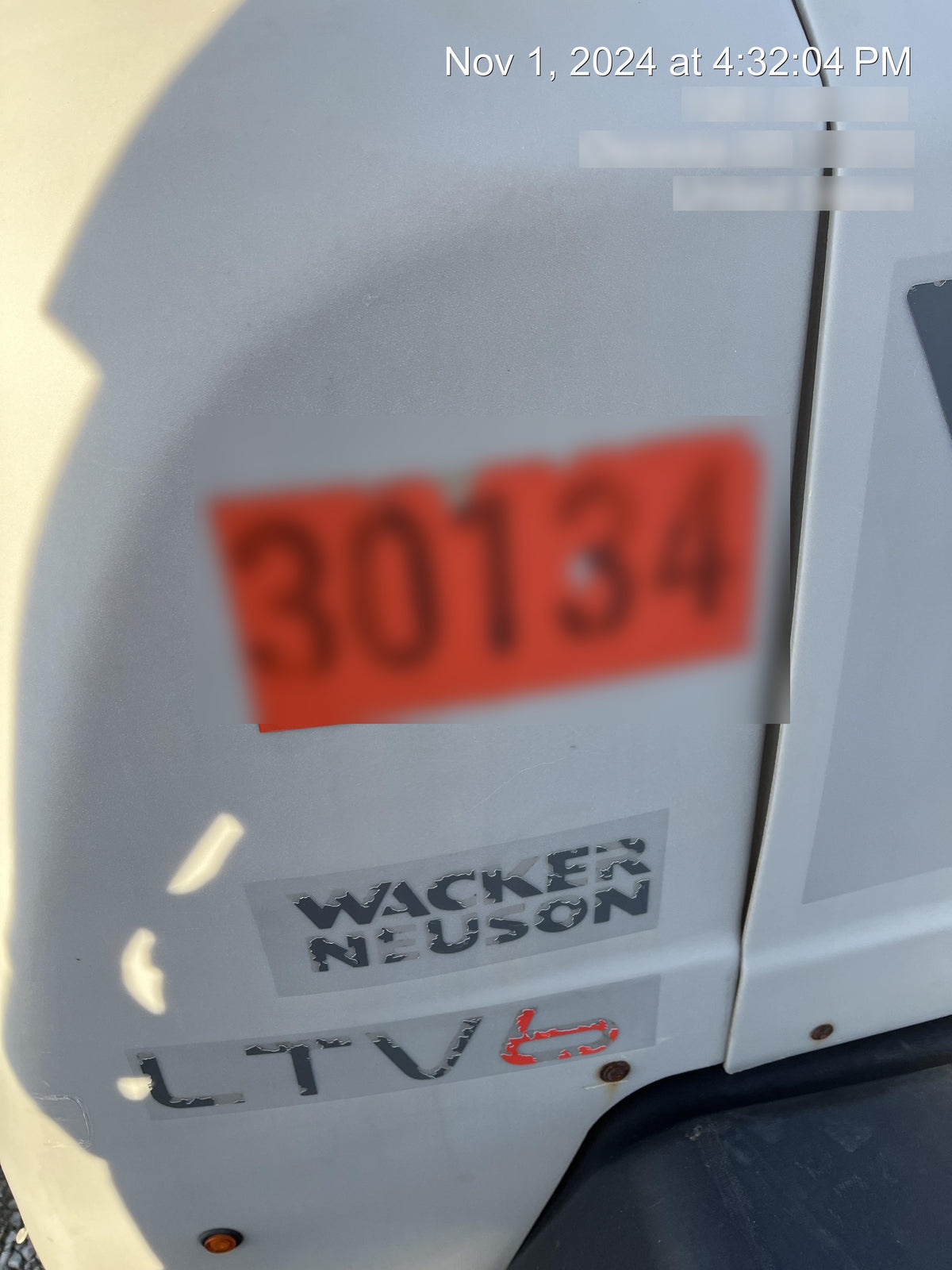 2019 Wacker Neuson LTV6L-MH Standard Options, ES Track Hardware, Fuel Level Sensor
