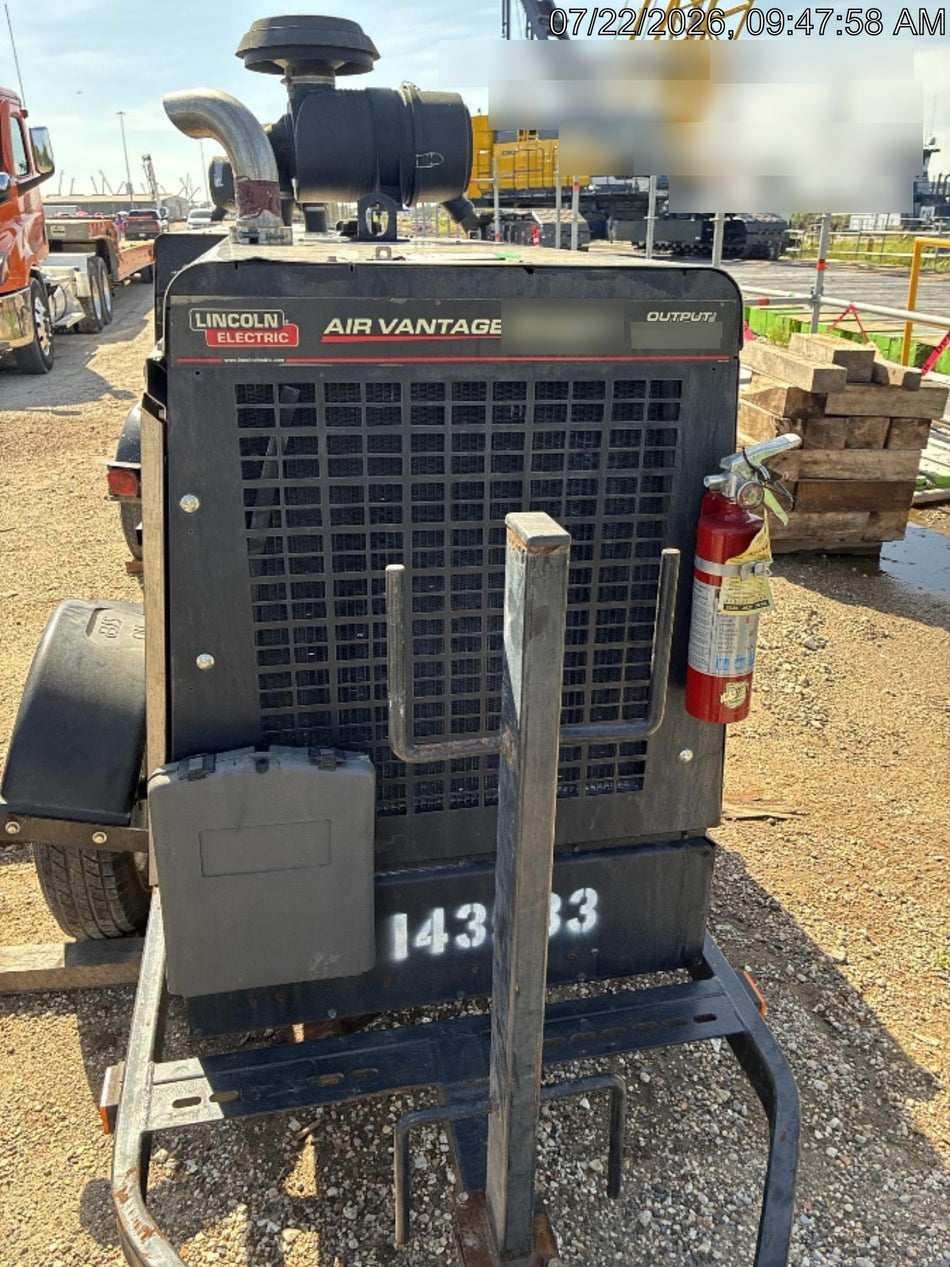 2021 Lincoln Electric Air Vantage 566 Air Vantage 566X Ready Pak 3 (includes trailer, cable rack, fender light kit); no telematics