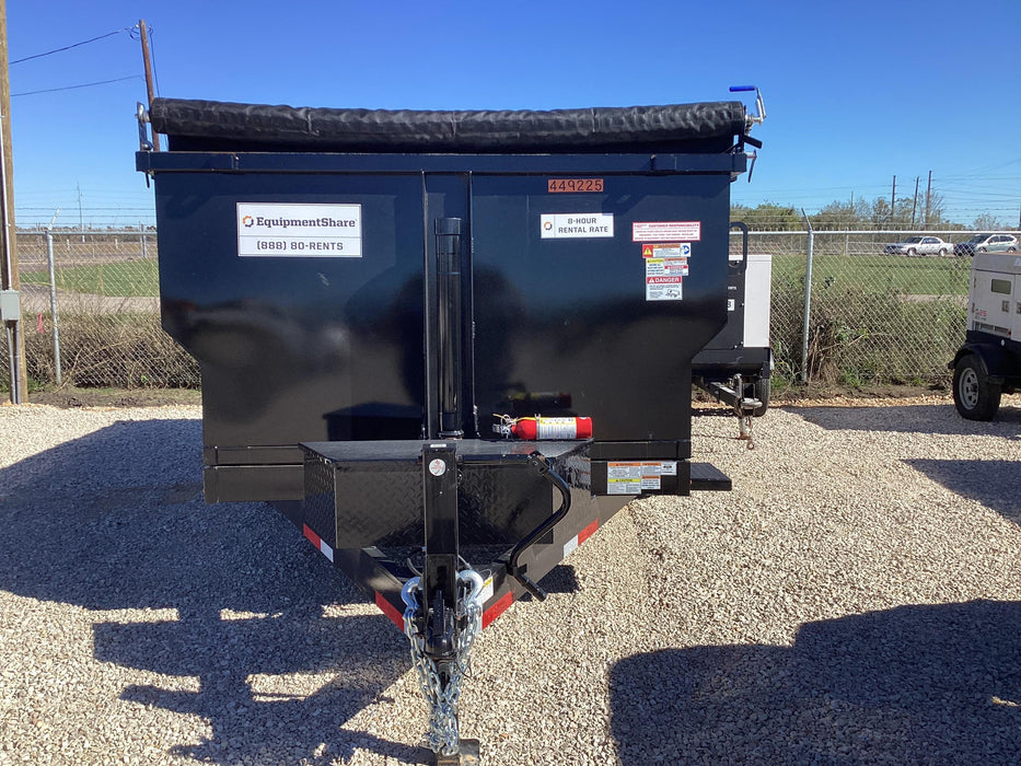 2025 TEXAS PRIDE TRAILERS 14'L x 7'W 5 Cu Yd Trunnion Hydraulic Dump