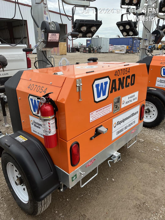 2024 Wanco WLTT-4MM4K Diesel, Deep Sea Controller, Shore Power Plug, Auto Start, (4) 350W LED Floodlights, 4kW Generator, 60 Gal Fuel Tank, 2" Ball, T3