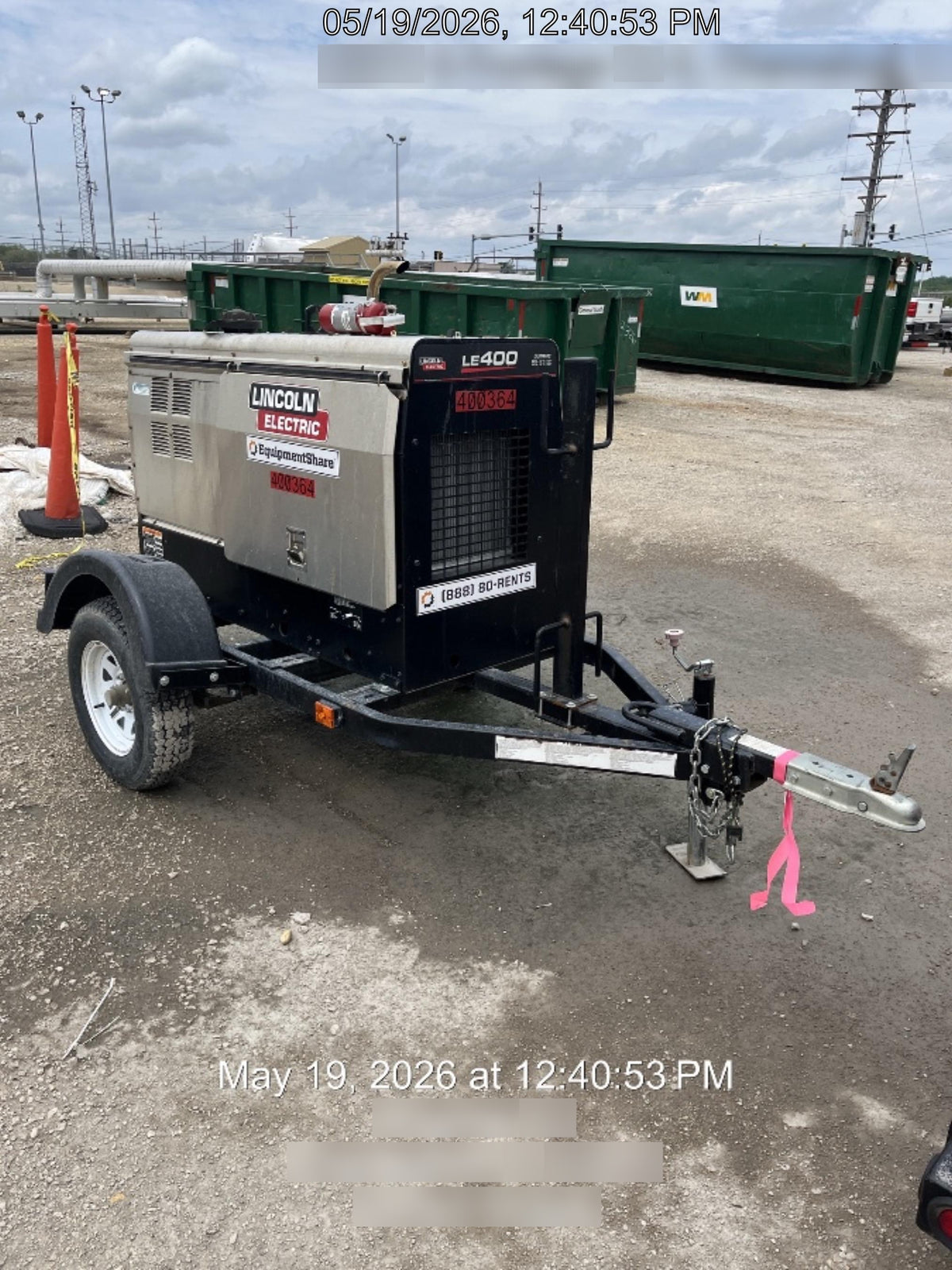 2024 Lincoln Electric LE400 Kubota V1505, Trlr, Cable Rack, Light Kit, ES Decals, T3
