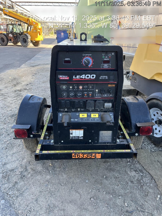 2024 Lincoln Electric LE400 Kubota V1505, Trlr, Cable Rack, Light Kit, ES Decals, T3